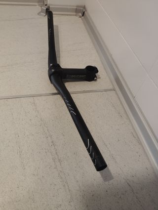 Manillar Bicicleta Montaña Negro