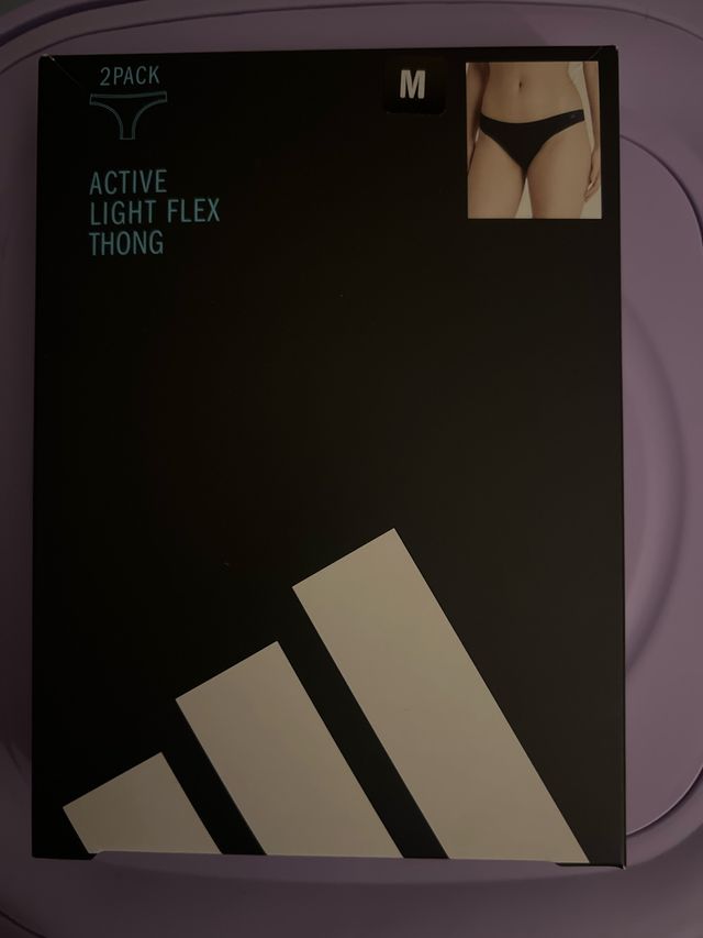 Confezione da 2 perizomi Adidas Active Light Flex taglia M