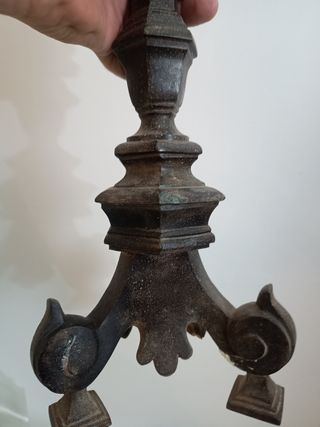 Pareja Candelabros Bronce 46cm