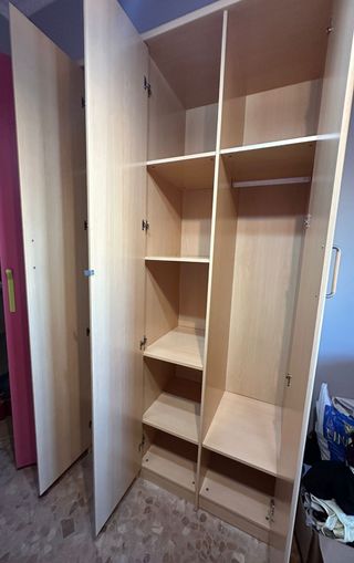 Armario 3 puertas madera