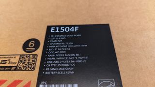 Portátil ASUS Vivobook Go Ryzen 5-7520U,16GB Nuevo