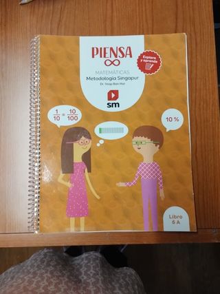 PIENSA matemáticas metodología Singapur