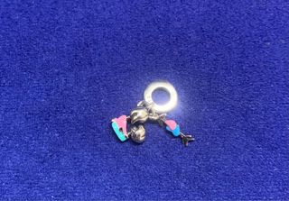 Charm plata pareja mujer hombre enamorados pulsera