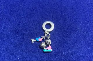 Charm plata pareja mujer hombre enamorados pulsera