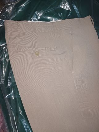 Traje de caballero beige