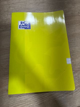 cuaderno Oxford de raya 