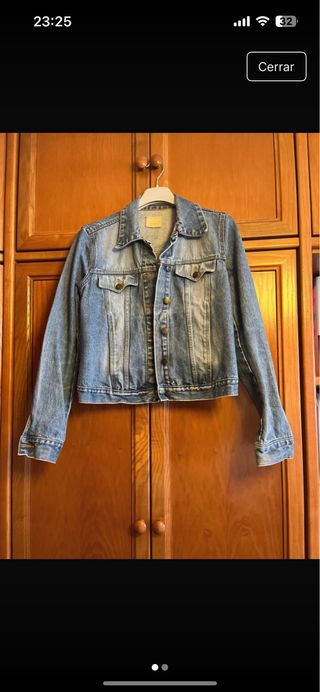 Cazadora Vaquera Vintage Azul