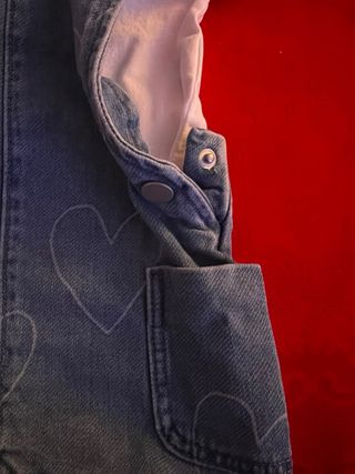 Jardineiras ganga com t-shirt branca 3-6 meses