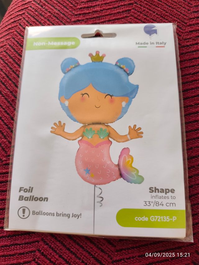 Globo Qualatex Muñeco Nieve 36/91cm