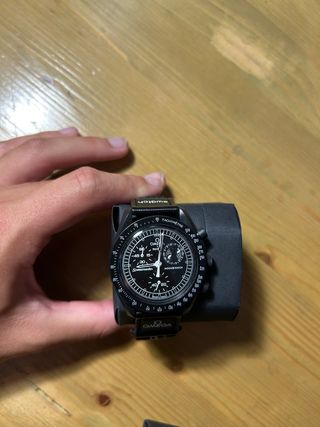 Omega x Swatch Mission to the Moon Nero