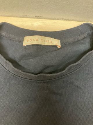 Sudadera azul marino con Logo de Polo
