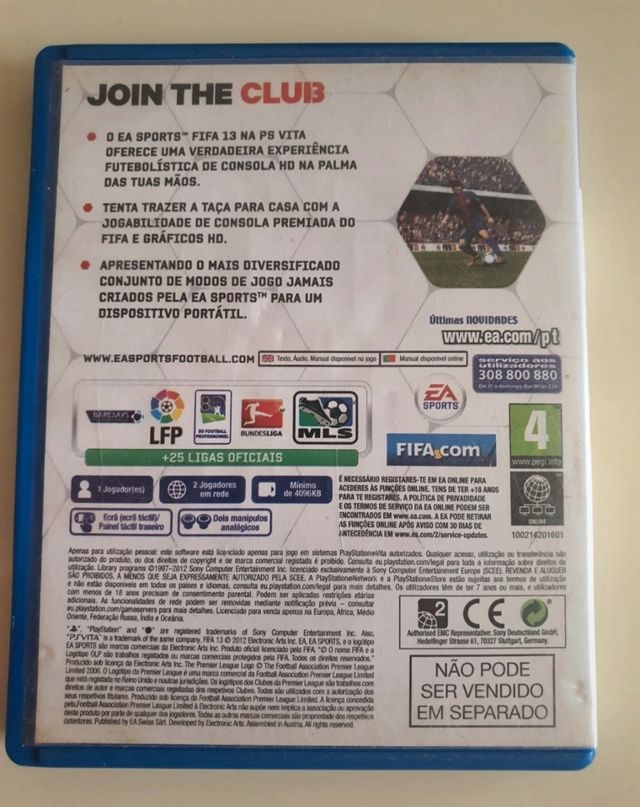 FIFA 13 PS Vita EA Sports Jogo Desporto