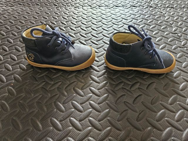 Botas de pele para bebé, tamanho 21, Primigi