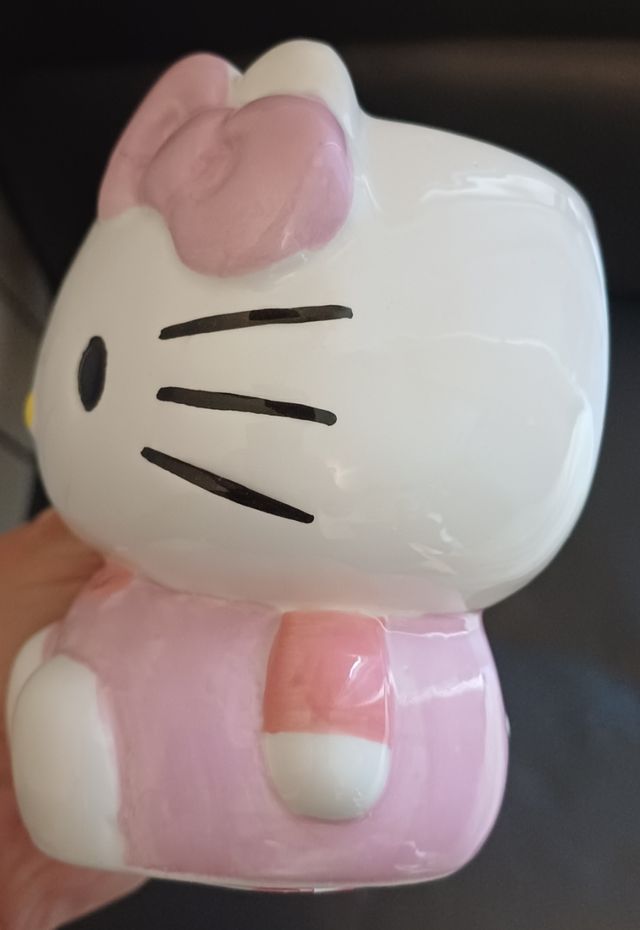 Taza Hello Kitty Rosa y Blanca