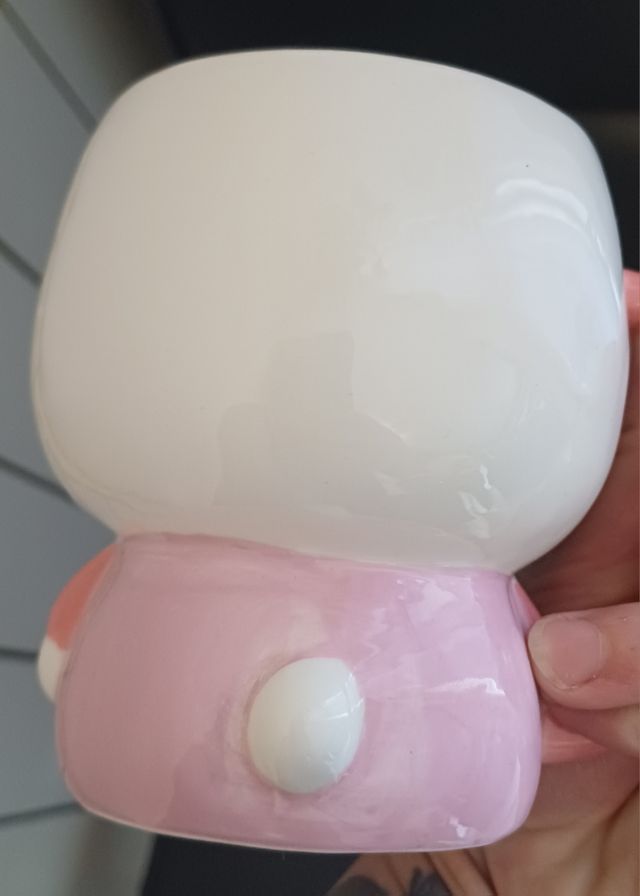 Taza Hello Kitty Rosa y Blanca