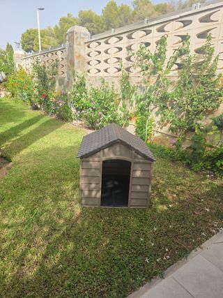Caseta perro para jardín