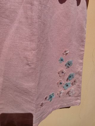 Vestitino bambina rosa con fiori