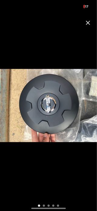 Tapacubos Nissan Negro Mate