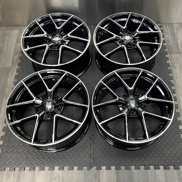 LLANTAS FOX NEW FX5 18 PULGADAS NEGRO PULIDO.