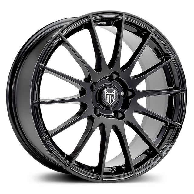 LLANTAS FOX FX004 17 PULGADAS NEGRO BRILLO.