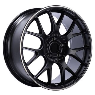 LLANTAS MOD. CHALLENGE 18” NEGRO ARO PULIDO.