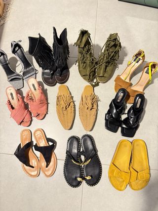 Lote de Zapatos y Sandalias Variados