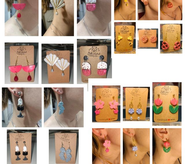 Pendientes artesanales