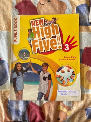 Libro de inglés new high five! 3°de primaria