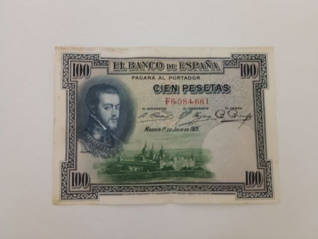 Billete de 100 pesetas de España 1925. Buen estado
