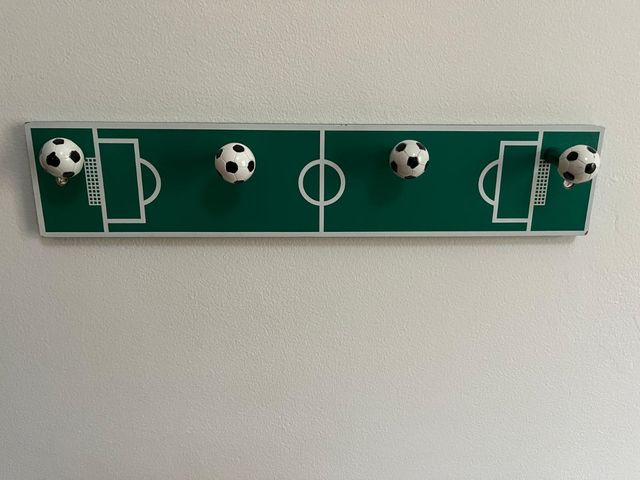 Perchero Balones Fútbol