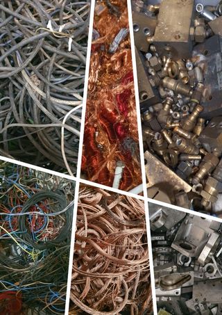Chatarra, cobre, latón, aluminio...
