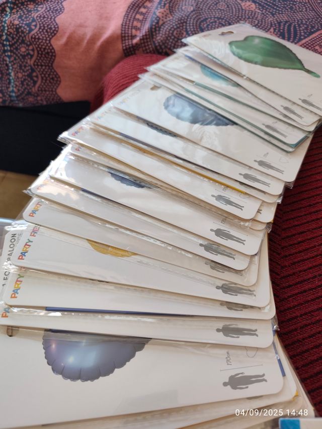 Globos de foil para fiestas corazón estrella redon