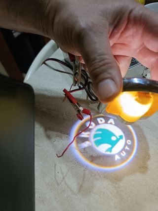 Luci Ghost Shadow per auto Skoda