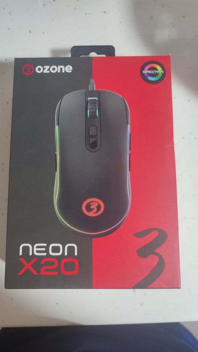 Ratón Gaming Ozone Neon X20 Negro