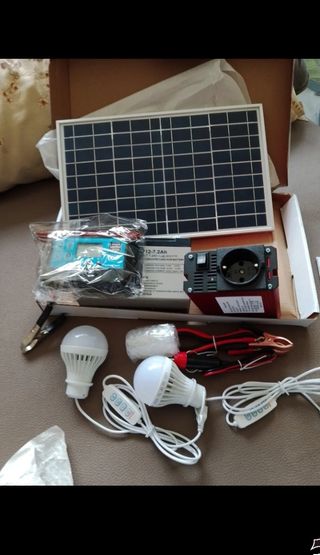 Kit Solar Completo con Luces LED