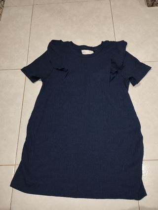 Camiseta premamá azul talla M