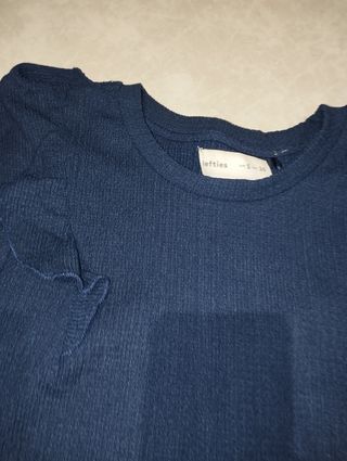 Camiseta premamá azul talla M