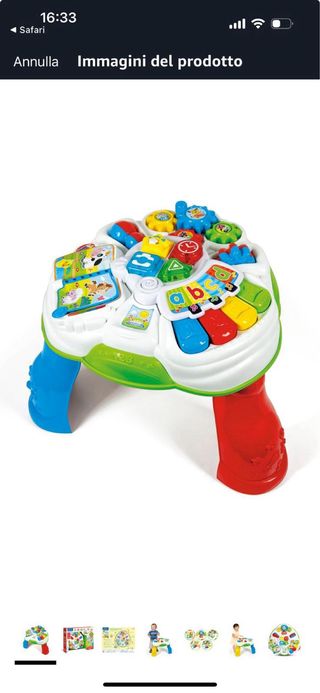 Tavolino Interattivo Chicco
prime scoperte