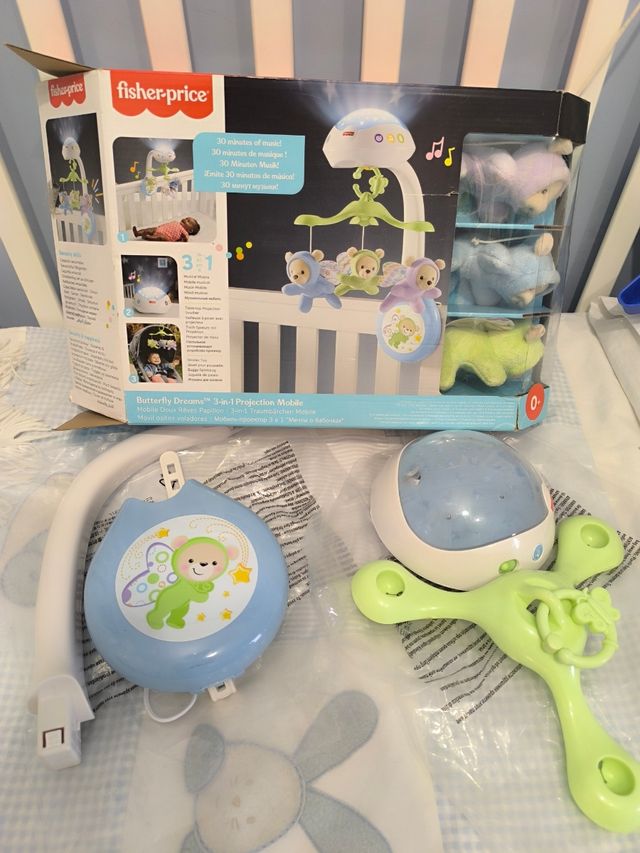 Móvil cuna Fisher-Price mariposas 