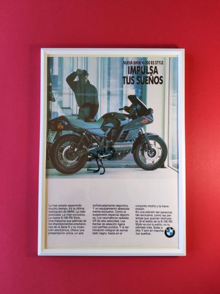 BMW K 100 RS Style cuadro cartel publicidad