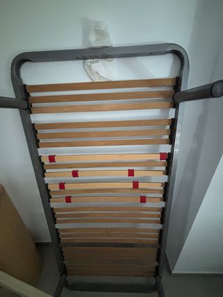 Somier 90 cm con regulación lumbar