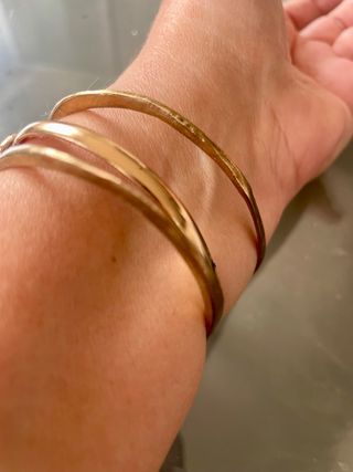 Lotto di 3 Braccialetti in Ottone