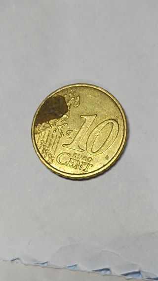 Moneda 10 céntimos 2002