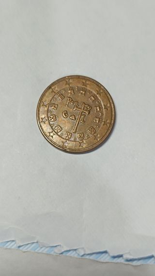 Moneda de Portugal 2005.