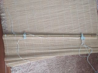 Cortina de bambú natural