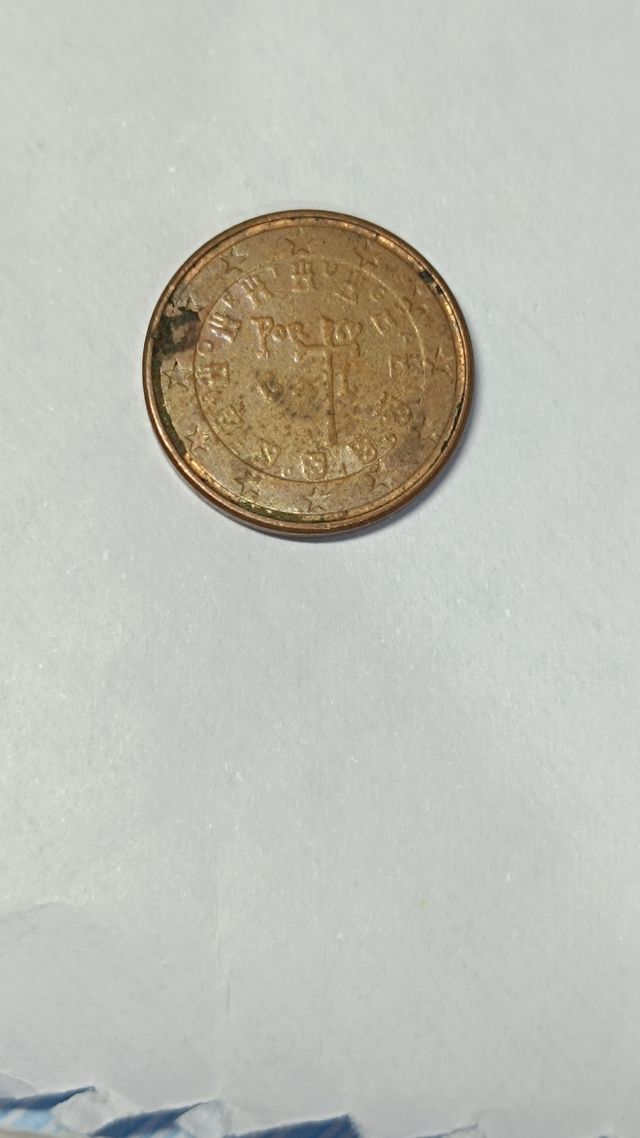Moneda Portugal 1 céntimo