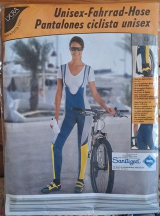 Culotte ciclismo unisex con tirantes