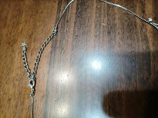 Collana donna con fiori rossi