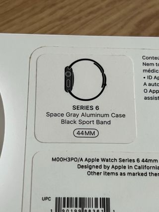 Apple Watch 6 44mm Preto