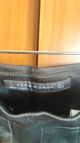 Falda Zara Negra Talla M